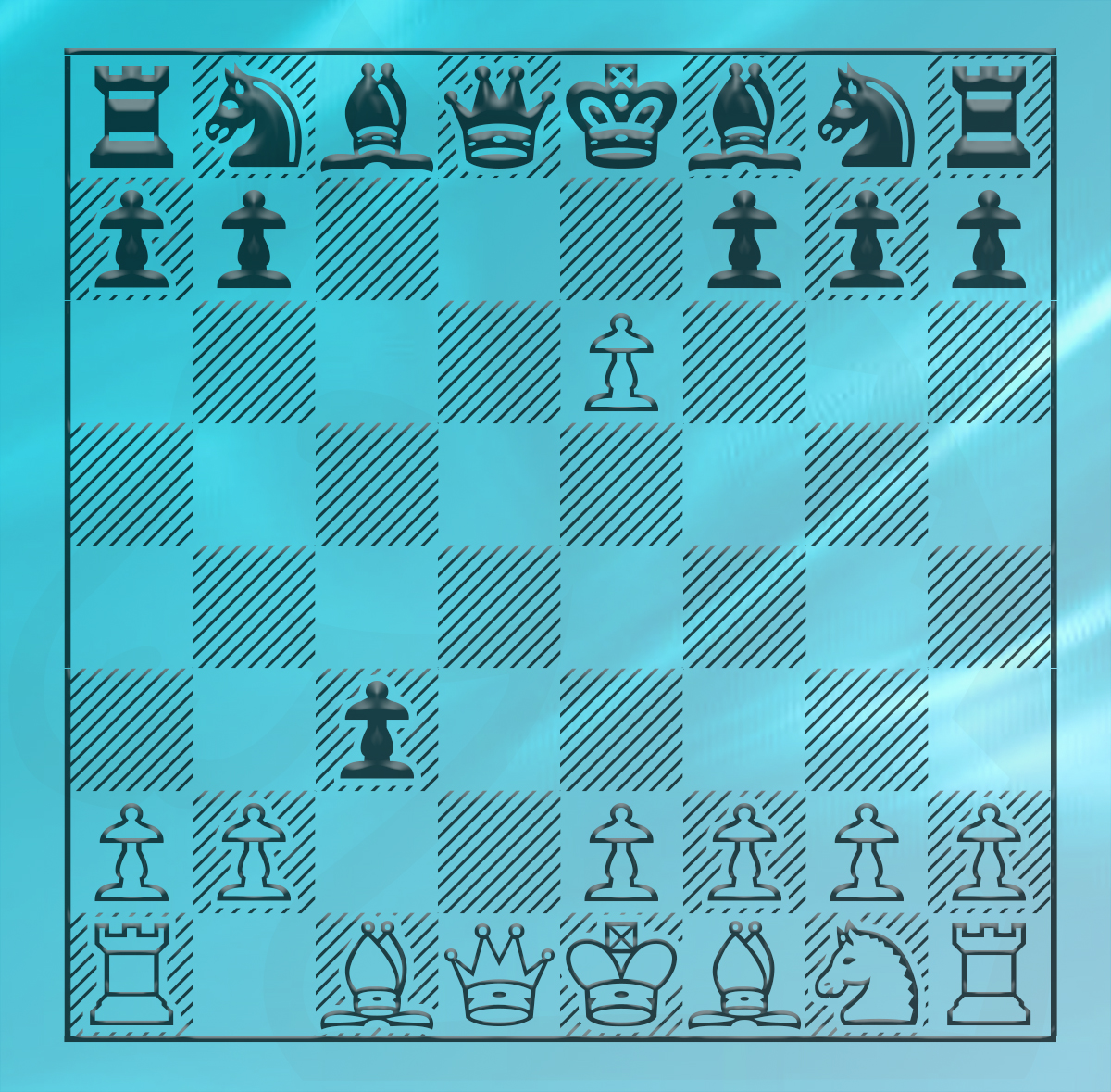 Saemisch Attack in the Alekhine's Defense (1.e4 Nf6 2.e5 Nd5 3.Nc3 Nxc3  4.bxc3 d5 5.Ba3!?